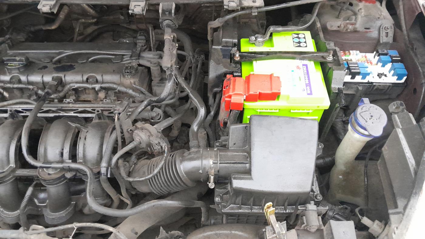 2015 Ford Figo Aspire TITANIUM 1.5 PETROL AT, Petrol, Automatic, 8,403 km, Engine View - Left