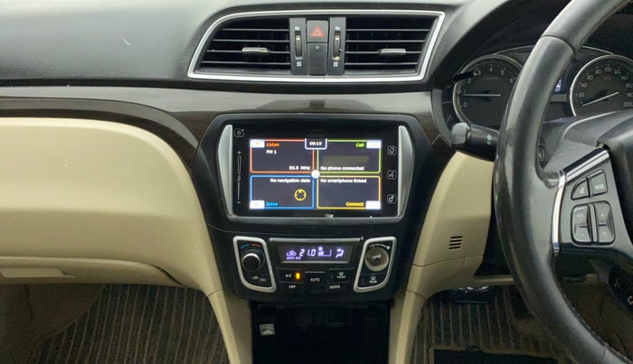 2017 Maruti Ciaz ALPHA  AT 1.4  PETROL, CNG, Automatic, 1,20,295 km, Air Conditioner