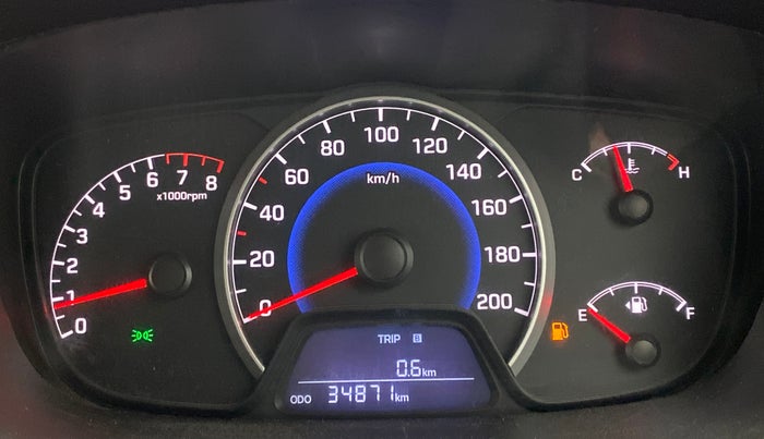 2014 Hyundai Grand i10 MAGNA 1.2 KAPPA VTVT, Petrol, Manual, 34,913 km, Odometer Image
