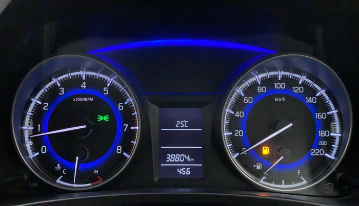 2019 Maruti Baleno DELTA PETROL 1.2, Petrol, Manual, 38,867 km, Odometer Image
