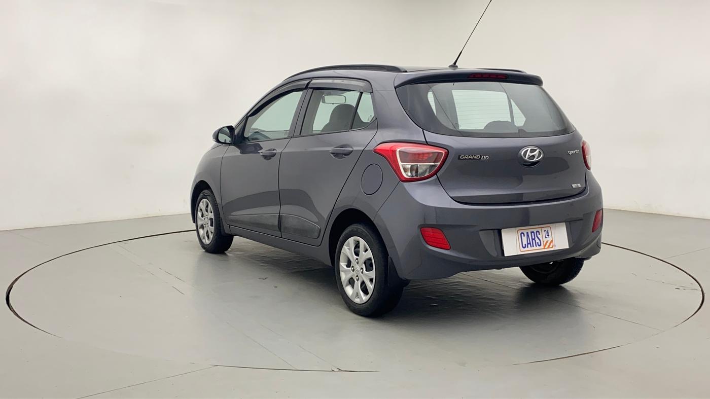 2015 Hyundai Grand i10 SPORTZ 1.2 KAPPA VTVT, Petrol, Manual, 59,578 km, Left Back Diagonal (45- Degree) View