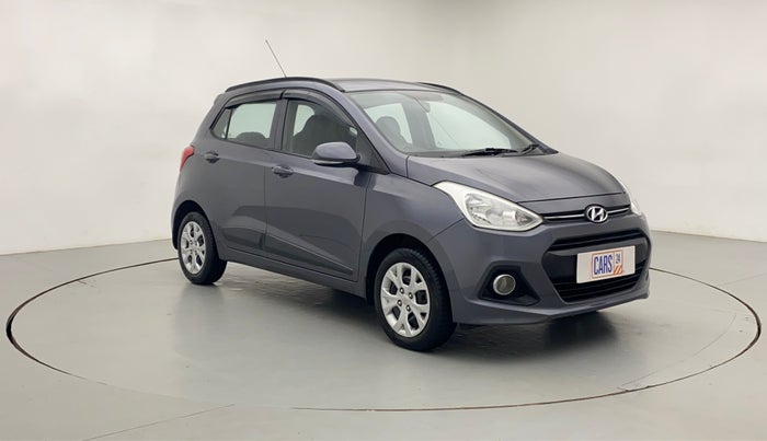 2015 Hyundai Grand i10 SPORTZ 1.2 KAPPA VTVT, Petrol, Manual, 59,578 km, Right Front Diagonal