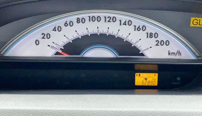 2011 Toyota Etios G, Petrol, Manual, 52,976 km, Odometer Image