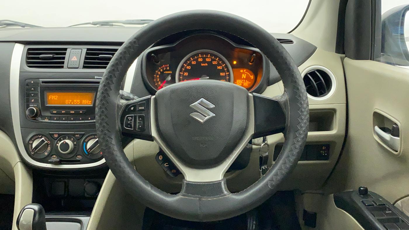 2015 Maruti Celerio ZXI AMT, Petrol, Automatic, 88,270 km, Steering Wheel Close Up