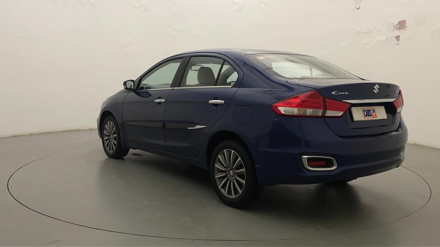 2021 Maruti Ciaz ALPHA  AT 1.5 SHVS PETROL, Petrol, Automatic, 8,065 km, Left Back Diagonal