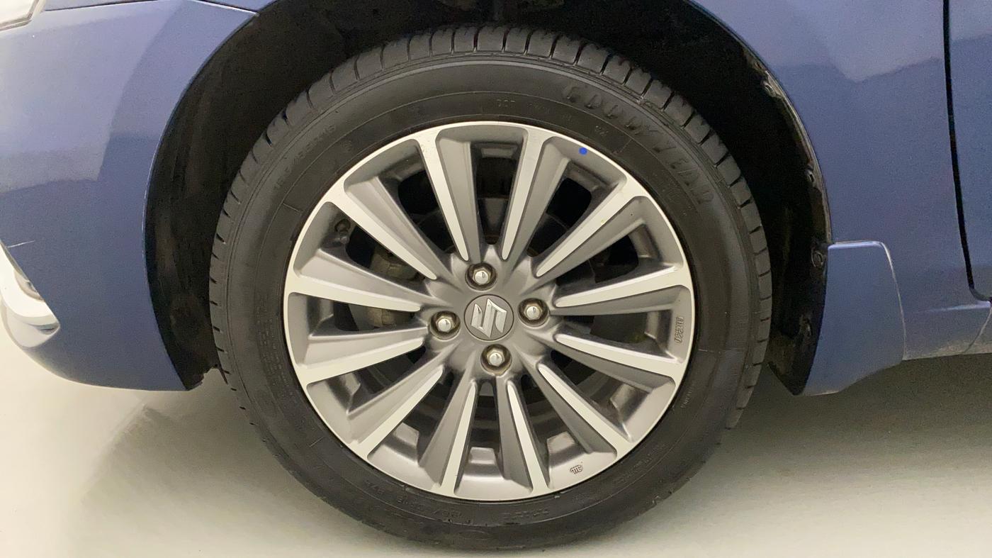 2021 Maruti Ciaz ALPHA  AT 1.5 SHVS PETROL, Petrol, Automatic, 8,065 km, Left Front Wheel