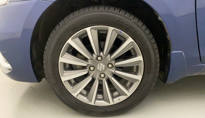 2021 Maruti Ciaz ALPHA  AT 1.5 SHVS PETROL, Petrol, Automatic, 8,065 km, Left Front Wheel