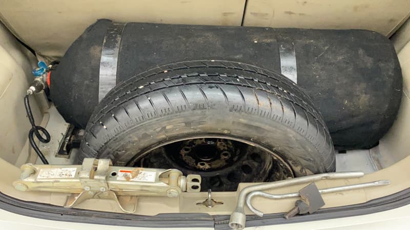 2018 Maruti Celerio ZXI, CNG, Manual, 111 km, Spare Tyre