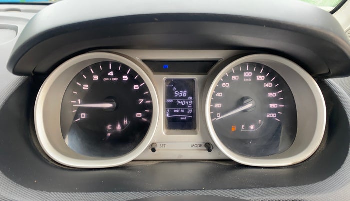 2017 Tata Tiago XZ PETROL, Petrol, Manual, 74,049 km, Odometer Image