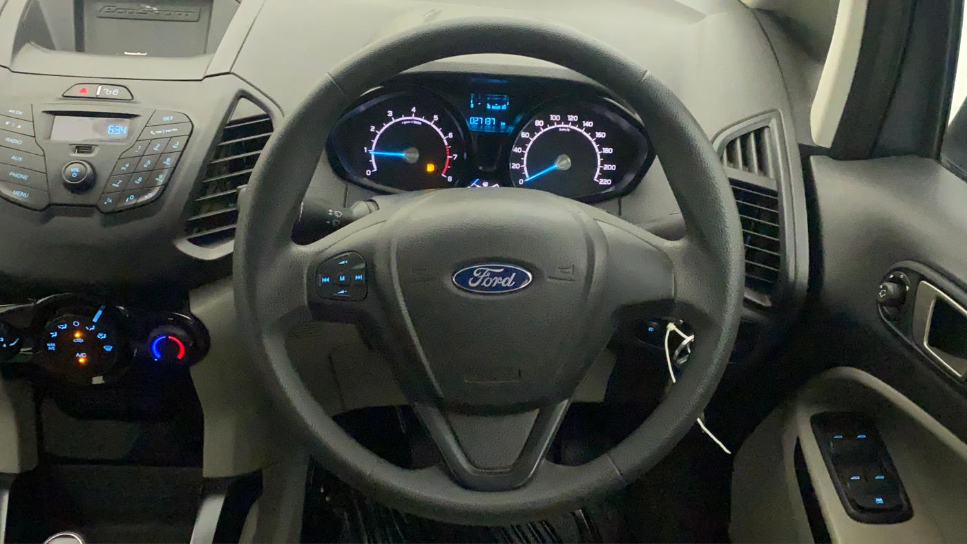 2017 Ford Ecosport TREND 1.5L PETROL, Petrol, Manual, 27,102 km, Steering Wheel Close Up
