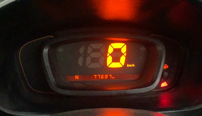 2017 Renault Kwid RXL 1.0 AMT, Petrol, Automatic, 77,644 km, Odometer Image