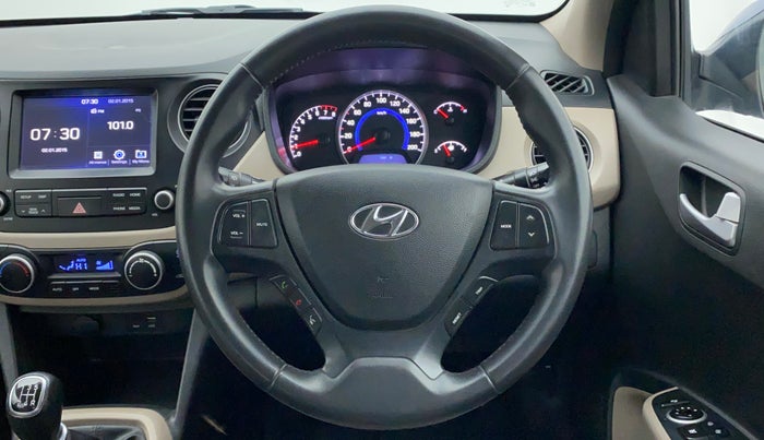 2017 Hyundai Grand i10 ASTA 1.2 KAPPA VTVT, Petrol, Manual, 24,411 km, Steering Wheel Close Up