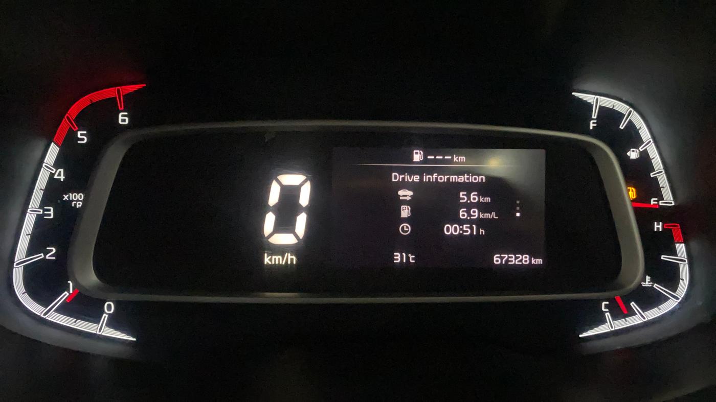 2022 KIA SONET HTX 1.5, Diesel, Manual, 67,322 km, Odometer Image