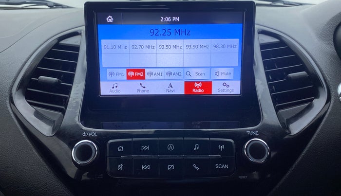 2019 Ford New Figo 1.2 TITANIUM BLU, Petrol, Manual, 38,060 km, Infotainment System