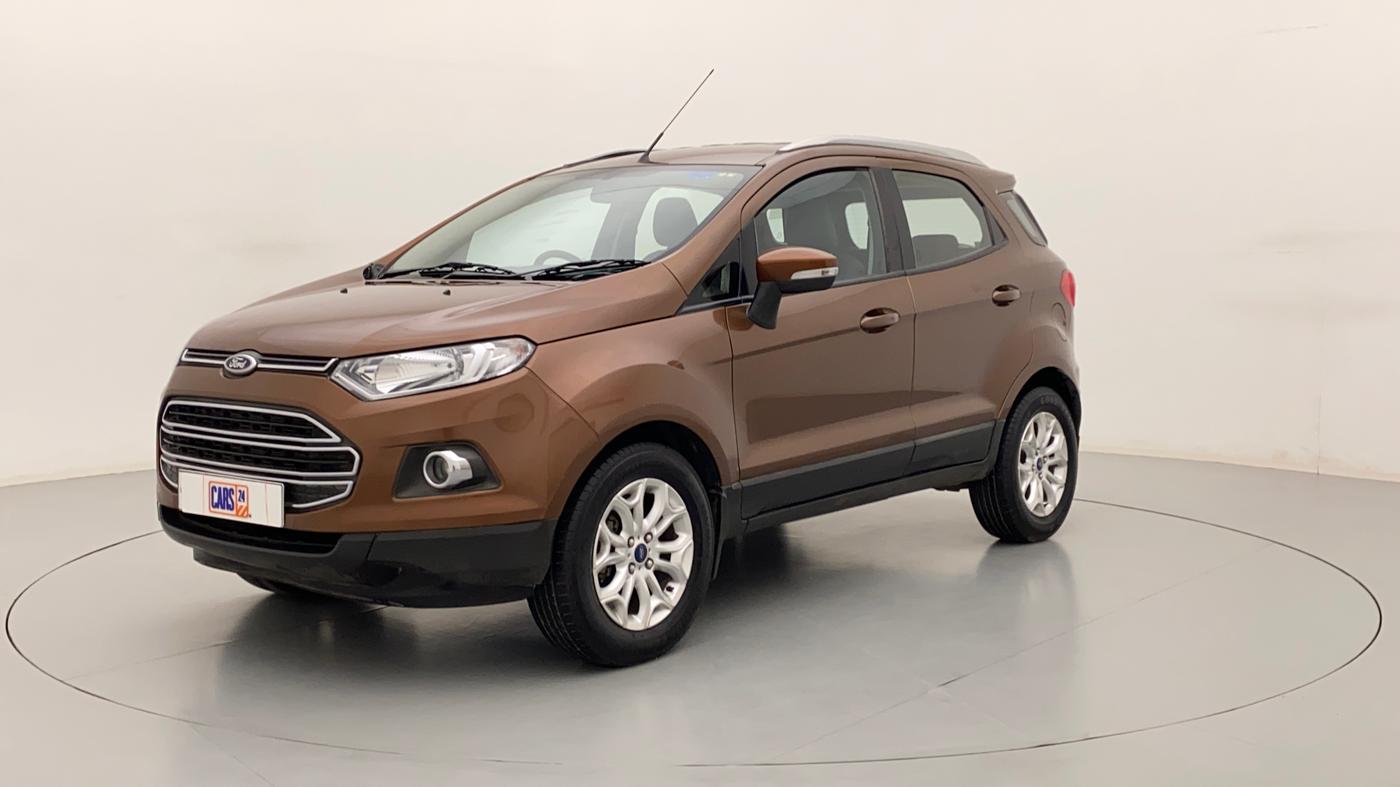2016 Ford Ecosport TITANIUM 1.5L PETROL AT, Petrol, Automatic, 74,150 km, Left Front Diagonal