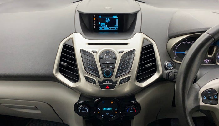 2016 Ford Ecosport TITANIUM 1.5L PETROL AT, Petrol, Automatic, 74,150 km, Air Conditioner