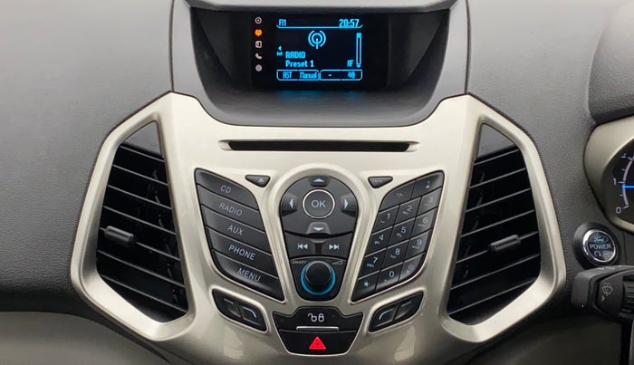 2016 Ford Ecosport TITANIUM 1.5L PETROL AT, Petrol, Automatic, 74,150 km, Infotainment System
