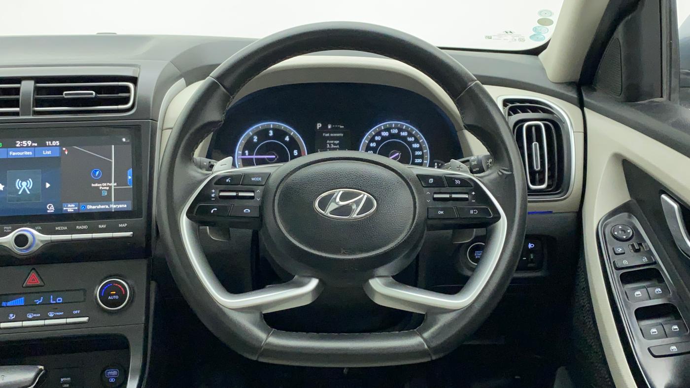 2020 Hyundai Creta SX AT 1.5 DIESEL, Diesel, Automatic, 73,831 km, Steering Wheel Close Up