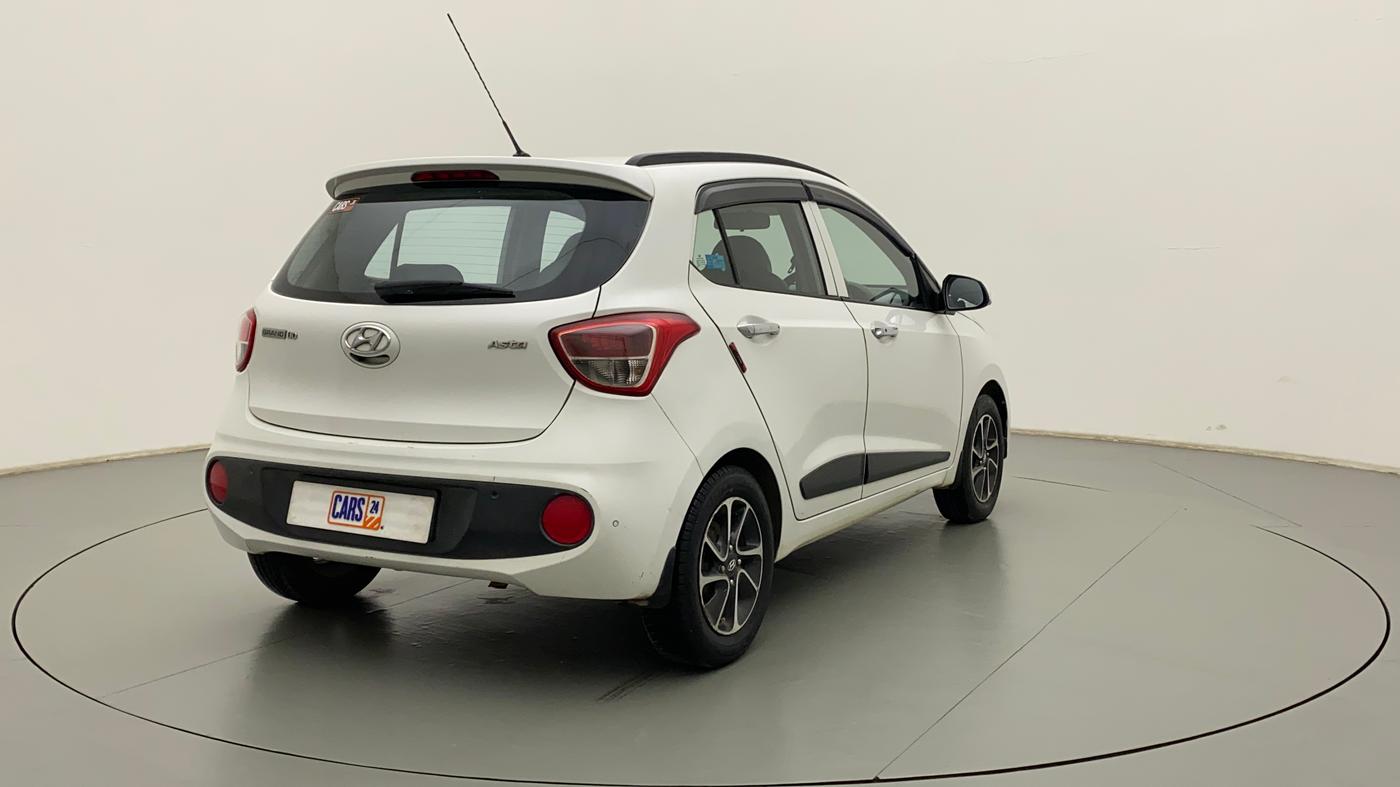 2018 Hyundai Grand i10 ASTA 1.2 KAPPA VTVT, CNG, Manual, 87,009 km, Right Back Diagonal
