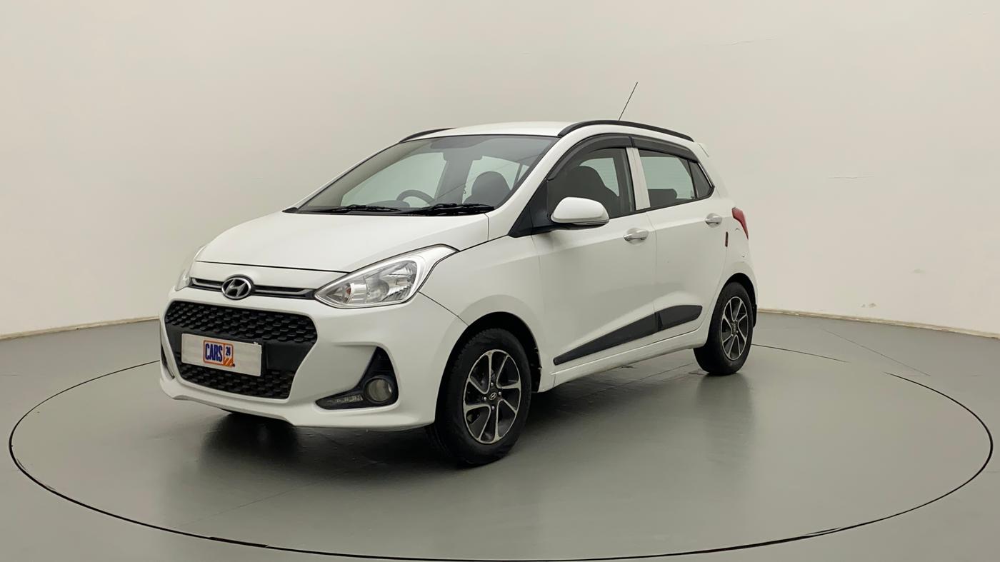 2018 Hyundai Grand i10 ASTA 1.2 KAPPA VTVT, CNG, Manual, 87,009 km, Left Front Diagonal