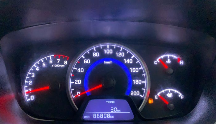 2018 Hyundai Grand i10 ASTA 1.2 KAPPA VTVT, CNG, Manual, 87,009 km, Odometer Image