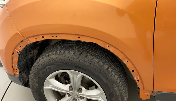2019 Tata Harrier XZ 2.0L, Diesel, Manual, 72,524 km, Left fender - Cladding has minor damage