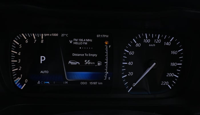 2023 Tata ALTROZ XZA PLUS, Petrol, Automatic, 15,184 km, Odometer Image