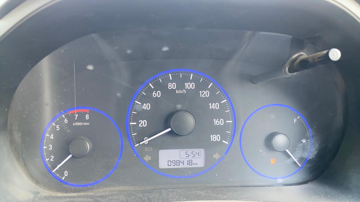 2017 Honda Brio S MT, Petrol, Manual, 98,398 km, Odometer Image