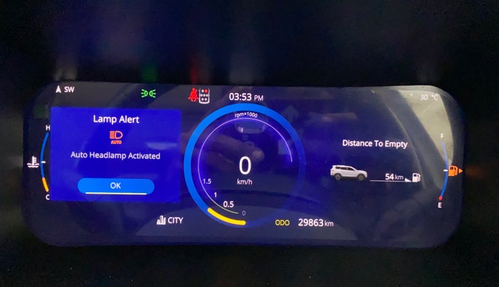 2024 Tata Safari ADVENTURE PLUS, Diesel, Manual, 29,863 km, Odometer Image