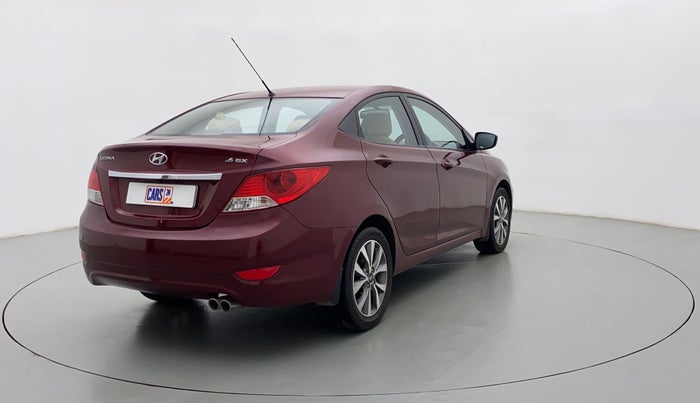 2014 Hyundai Verna FLUIDIC 1.6 VTVT SX AT, Petrol, Automatic, 79,210 km, Right Back Diagonal