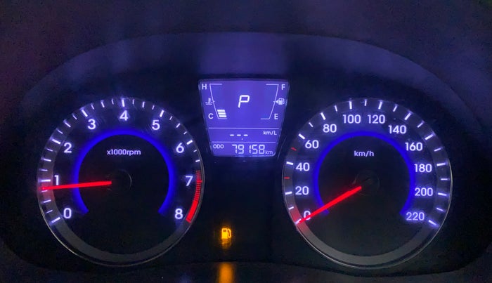 2014 Hyundai Verna FLUIDIC 1.6 VTVT SX AT, Petrol, Automatic, 79,210 km, Odometer Image