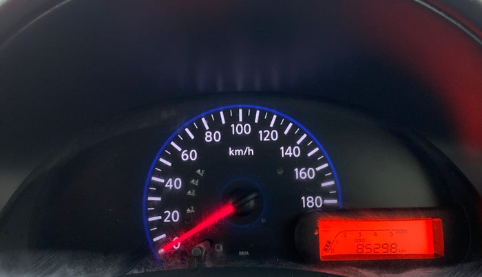 2017 Datsun Go T, Petrol, Manual, 85,298 km, Odometer Image