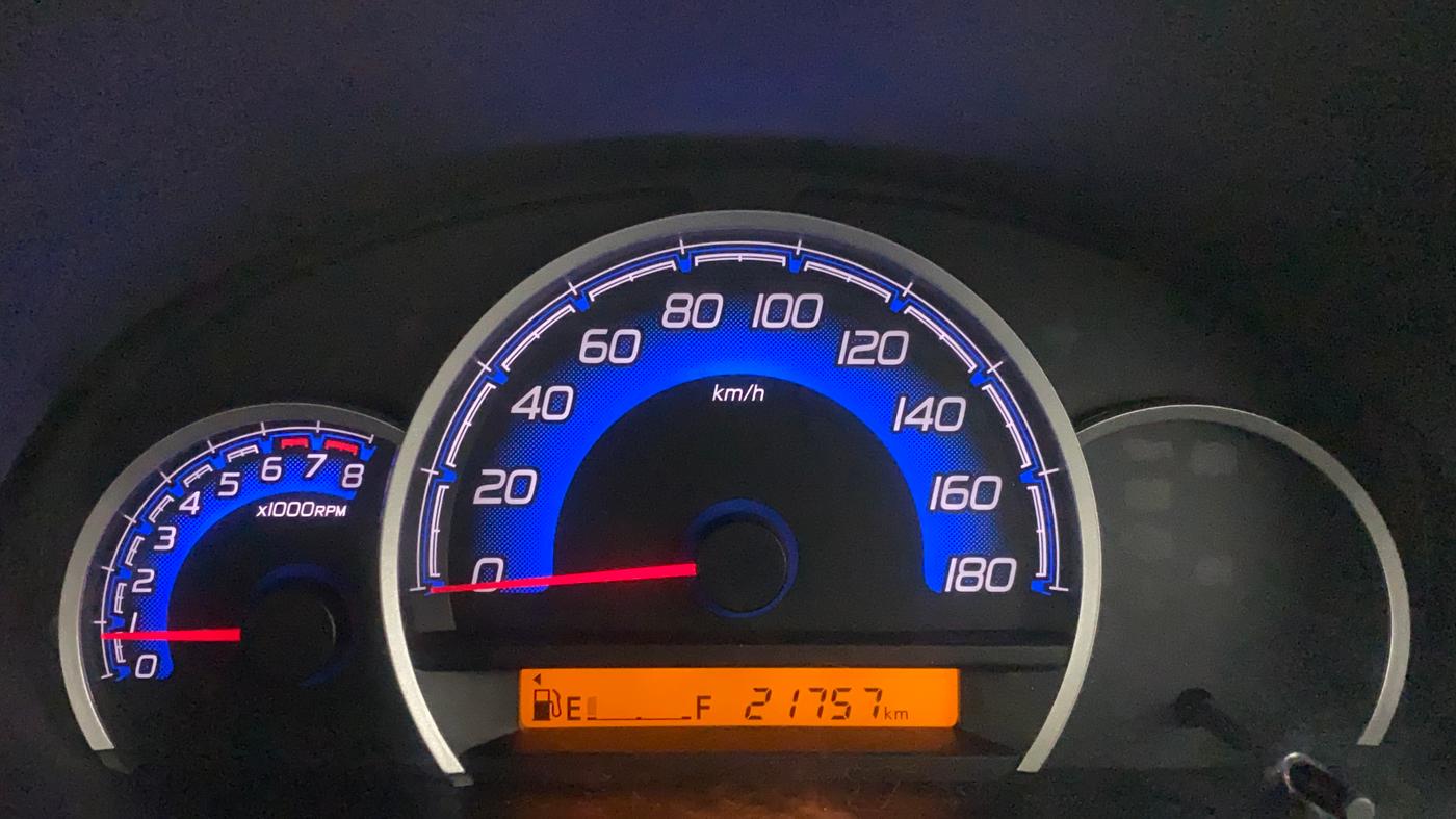 2017 Maruti Wagon R 1.0 VXI, Petrol, Manual, 21,753 km, Odometer Image