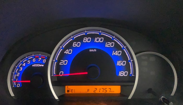 2017 Maruti Wagon R 1.0 VXI, Petrol, Manual, 21,753 km, Odometer Image