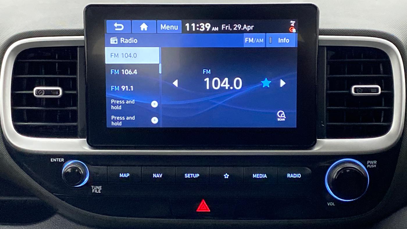 2020 Hyundai VENUE 1.0 TURBO GDI SX+ AT, Petrol, Automatic, 14,318 km, Infotainment System