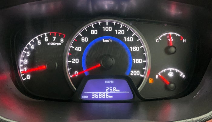 2016 Hyundai Grand i10 1.2 SPORTZ PRIME EDITION VTVT, Petrol, Manual, 36,860 km, Odometer Image