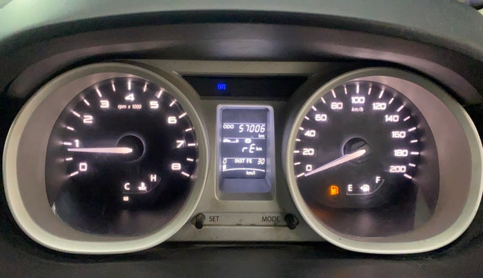 2017 Tata TIGOR XZ (O) PETROL, Petrol, Manual, 56,962 km, Odometer Image