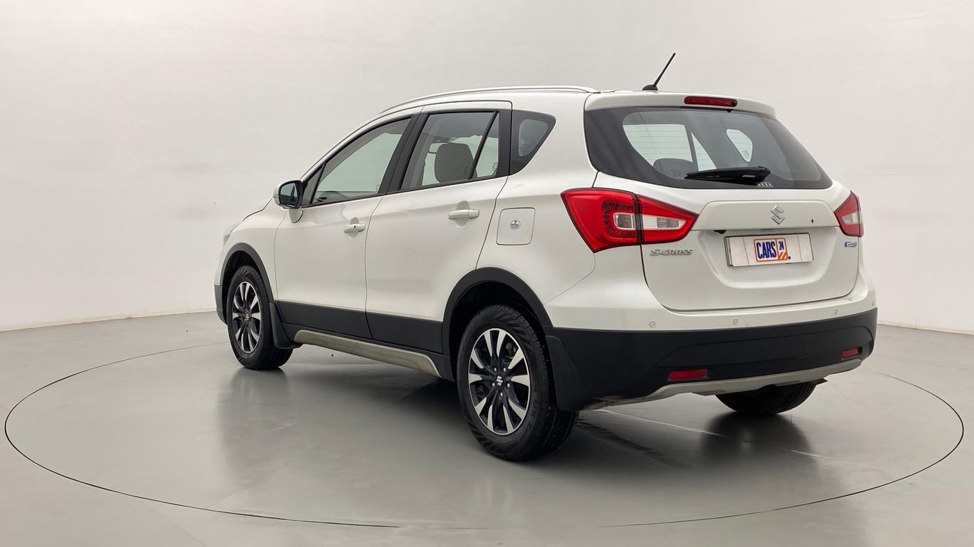 2021 Maruti S Cross ALPHA AT SMART HYBRID, Petrol, Automatic, 10,781 km, Left Back Diagonal