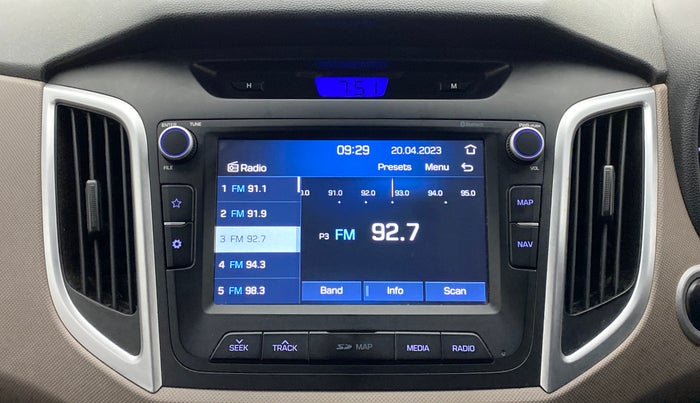 2019 Hyundai Creta SX AT 1.6 DIESEL, Diesel, Automatic, 81,128 km, Infotainment System