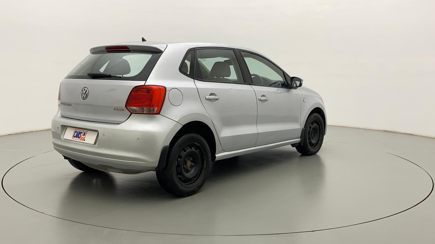 2013 Volkswagen Polo COMFORTLINE 1.2L PETROL, Petrol, Manual, 54,567 km, Right Back Diagonal