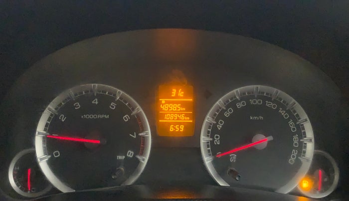 2014 Maruti Swift Dzire ZXI, Petrol, Manual, 1,09,051 km, Odometer Image