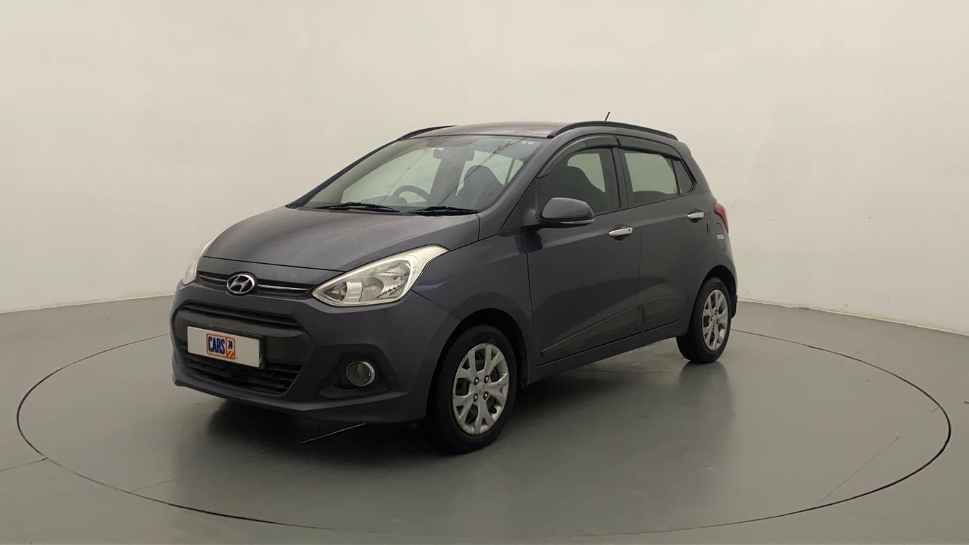 2014 Hyundai Grand i10 SPORTZ 1.2 KAPPA VTVT, Petrol, Manual, 84,045 km, Left Front Diagonal