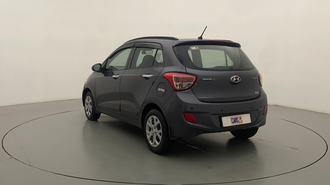 2014 Hyundai Grand i10 SPORTZ 1.2 KAPPA VTVT, Petrol, Manual, 84,045 km, Left Back Diagonal