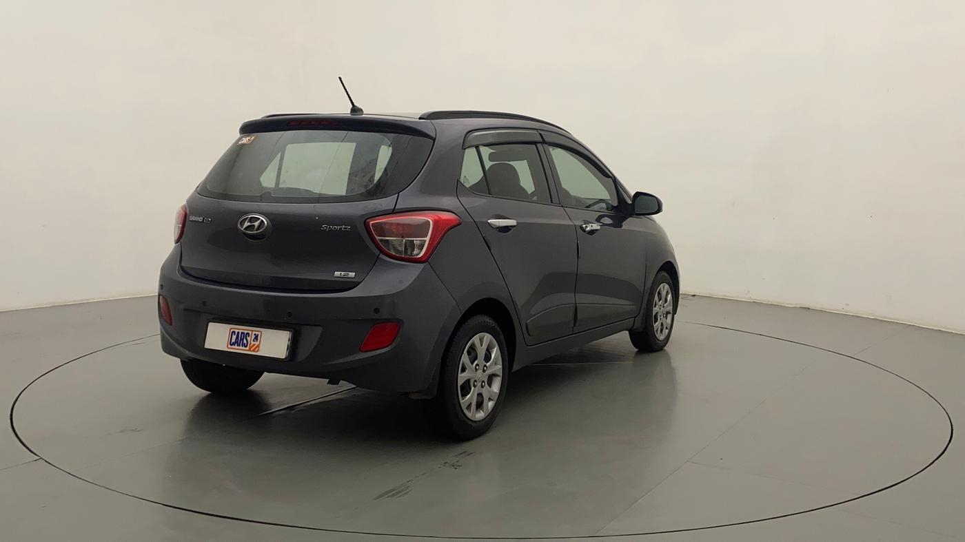 2014 Hyundai Grand i10 SPORTZ 1.2 KAPPA VTVT, Petrol, Manual, 84,045 km, Right Back Diagonal