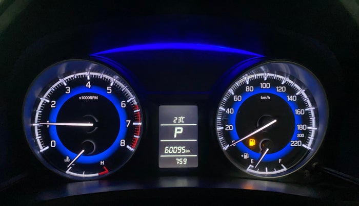 2017 Maruti Baleno DELTA CVT PETROL 1.2, Petrol, Automatic, 60,090 km, Odometer Image