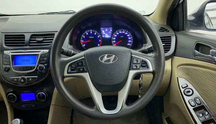 2014 Hyundai Verna FLUIDIC 1.6 VTVT SX AT, Petrol, Automatic, 72,962 km, Steering Wheel Close Up