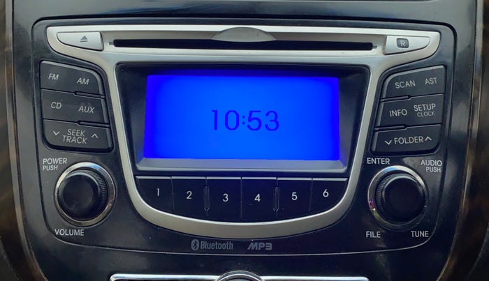 2014 Hyundai Verna FLUIDIC 1.6 VTVT SX AT, Petrol, Automatic, 72,962 km, Infotainment System