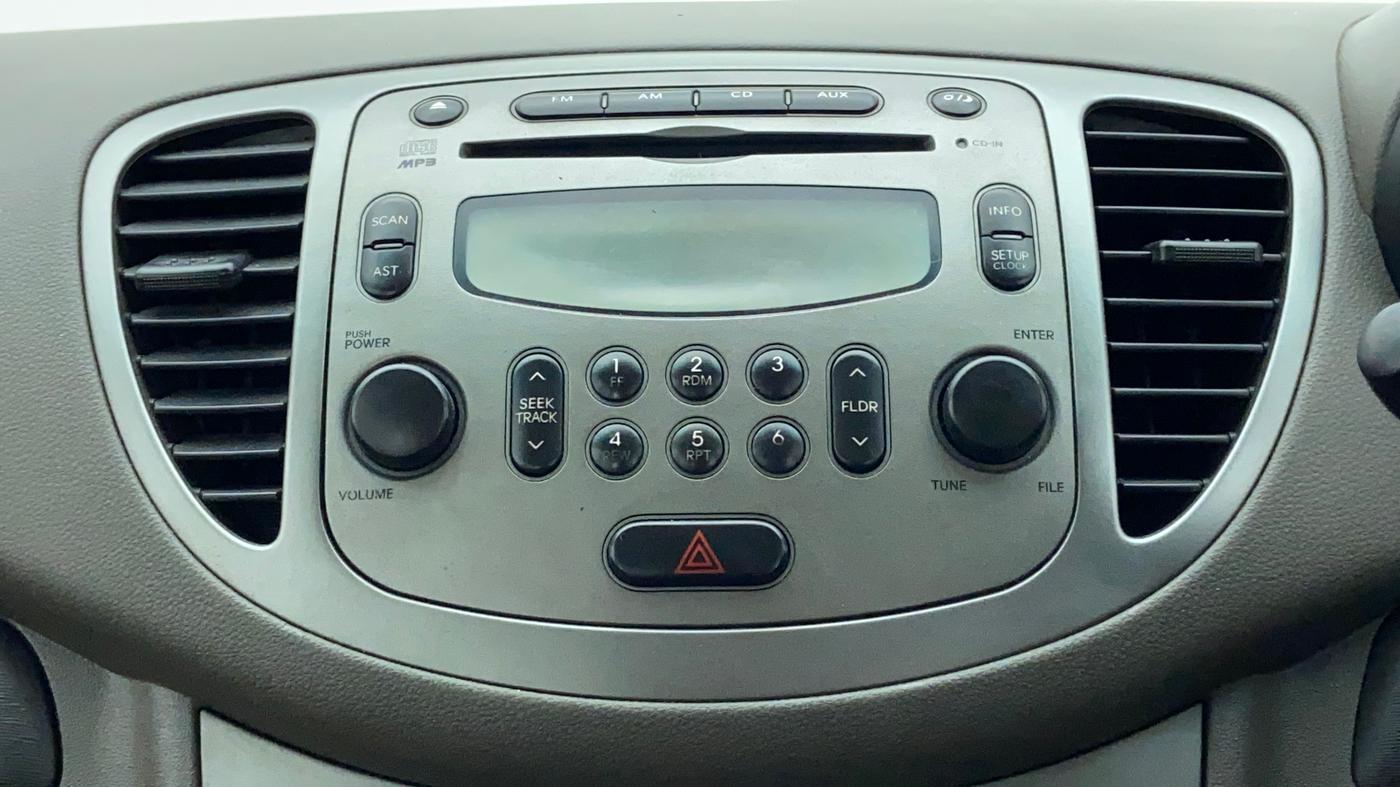 2010 Hyundai i10 SPORTZ 1.2, Petrol, Manual, 39,838 km, Infotainment System