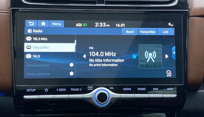2021 Hyundai ALCAZAR 1.5 SIGNATURE (O) AT 6STR, Diesel, Automatic, 31,327 km, Infotainment System