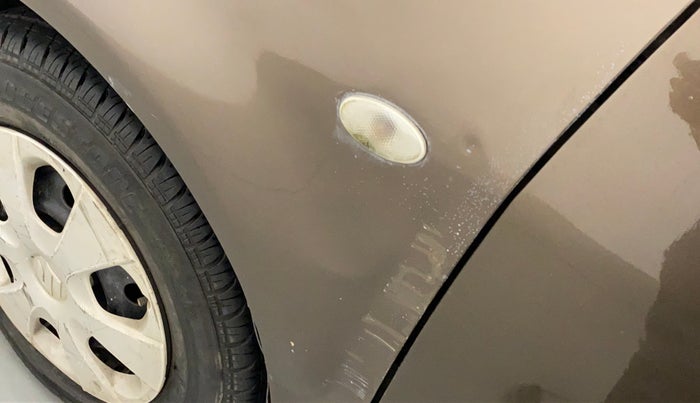 2012 Maruti Ritz VXI, Petrol, Manual, 41,199 km, Left fender - Paint has minor damage